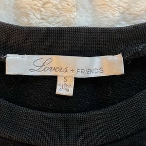 Lovers+friends sweatshirt